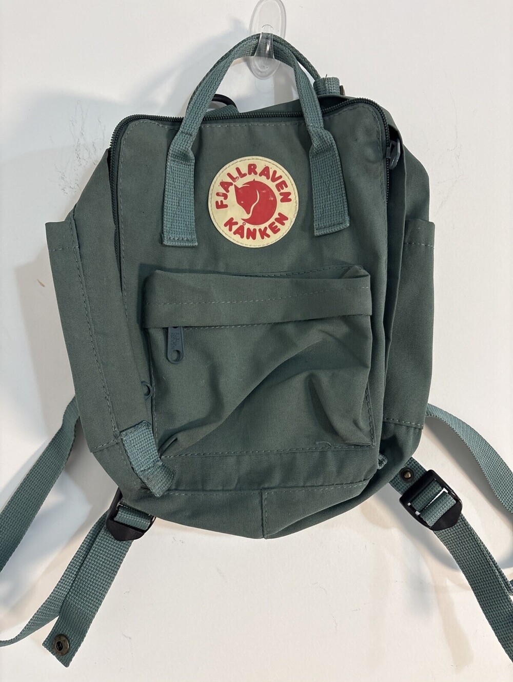 Fjallraven Kanken Mini Backpack Green 10x8"